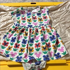 Hanna Andersson Colorful Floral Bodysuit
